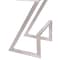 Armen Living Atlantis 26" Counter Height Backless White Faux Leather and Brushed Stainless Steel Bar Stool LCAT26BAWH - alternate 5